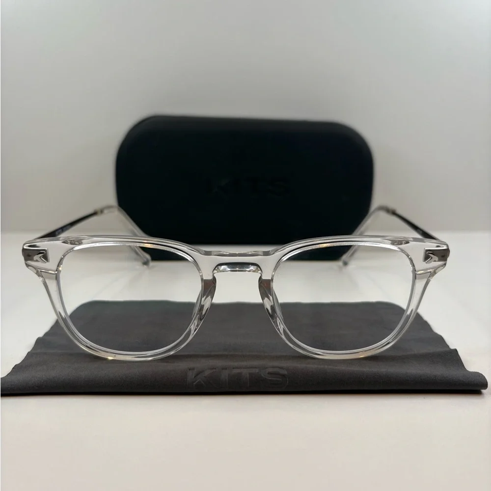 FRAMES ONLY-KITS JUNO G44A1S Eyeglasses 47•22•145 Kits glasses with case & cloth